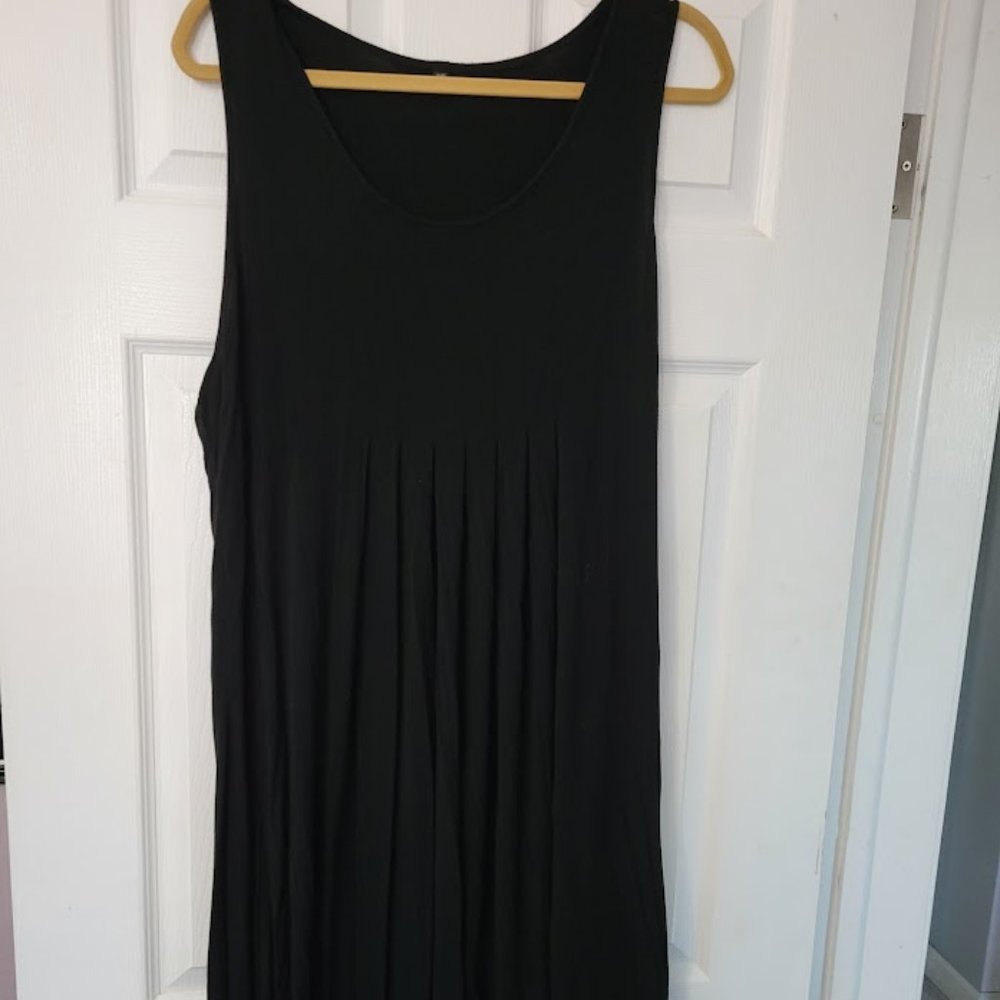Casual black dress‎ XXL